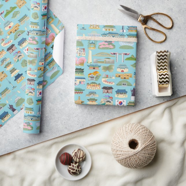 Take Me To Korea (나를 한국으로 데려가줘) Wrapping Paper (Crafts)