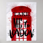 Take Me To London Poster at Zazzle