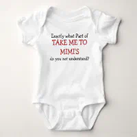 Will You Be My Mimi Onesie ®, Baby Announcement Onesie