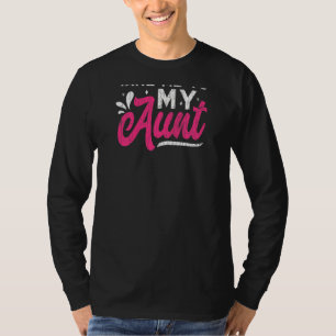 Take Me To My Aunt Funny Auntie Niece Graphic T-Shirt