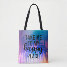 Take Me To My Happy Place Boho Beach & Palm Trees