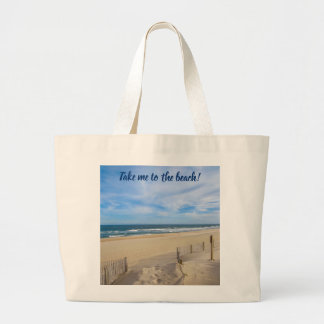 Take Me to the Beach! Jumbo Canvas Bag