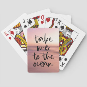 Take Me To The Ocean – Ocean Photography Poker Cards