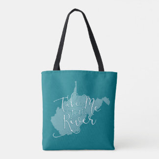 Take Me to the River Colorful Tote Bag