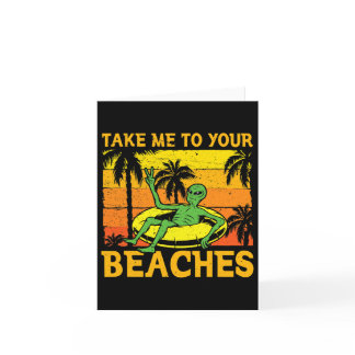 Take Me To Your Beaches Design For A Who Believes  Card