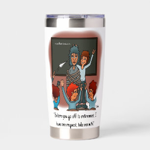 Take Me With Insulated White Tumbler