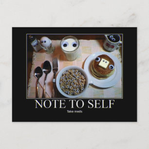 Take Meds!postcard Postcard