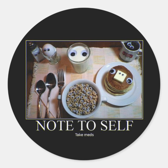 Take Meds! sticker (Front)