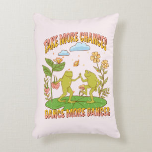 Take More Chances, Dance More Dances Accent Pillow