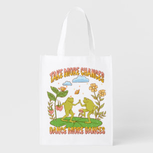 Take More Chances, Dance More Dances Grocery Bag