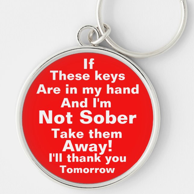 Take my keys please keychain (Front)