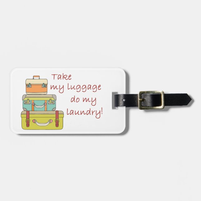 Take my luggage tag (Front Horizontal)