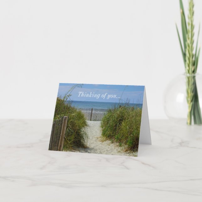 Take My Troubles Away Thinking Of You Card (Front)