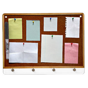 Take Note Dry Erase Board With Keychain Holder