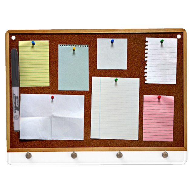 Take Note Dry Erase Board With Keychain Holder (Front)
