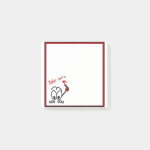 Take Note Music Teacher Funny Stickman Post It 3x3