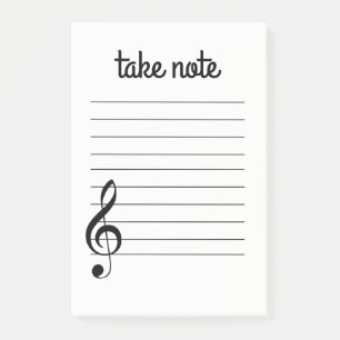 Take Note Musical Post-It Notes