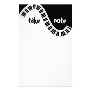Music Notes Stationery | Zazzle