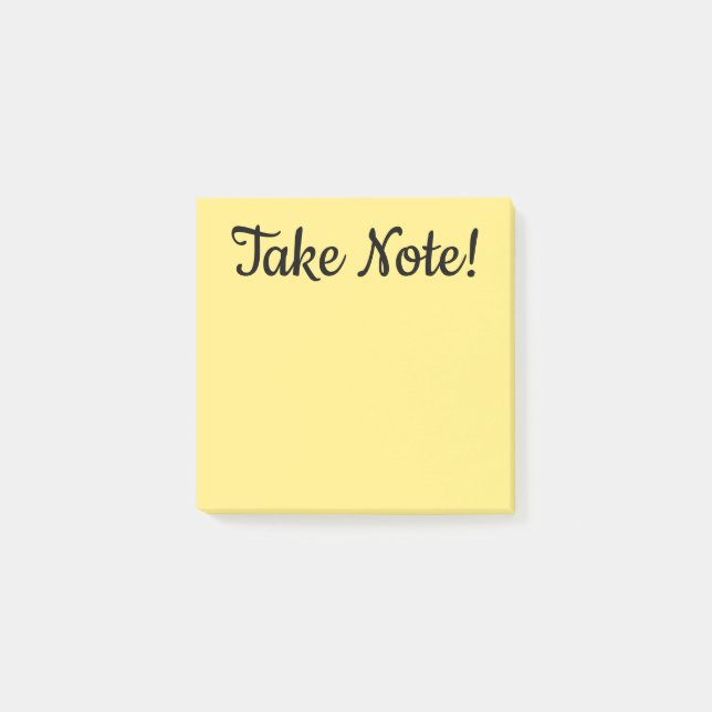 Take Note Post it Note Pad (Front)