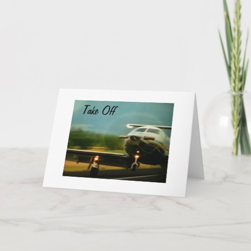 TAKE OFF-ENJOY YOUR NEW ADVENTURE