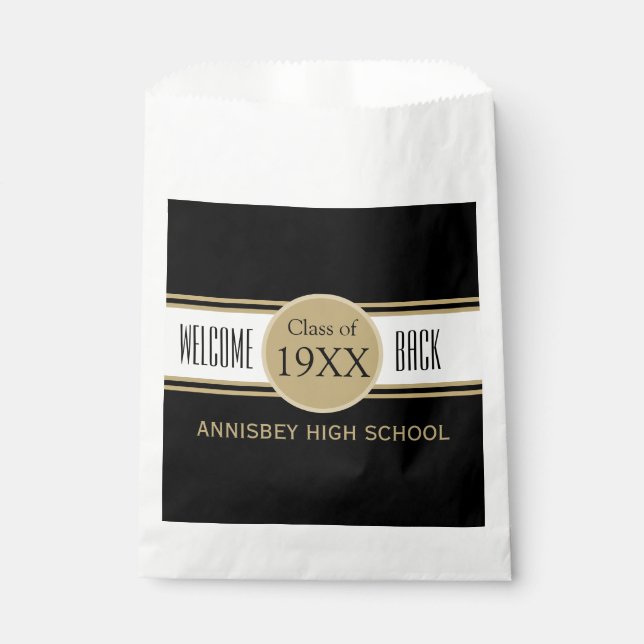Take one! Custom Class Reunion Favor Bag (Front)