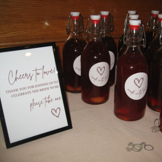 Take One Favor Sign – Cheers to love!