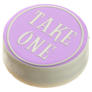 "Take One" Wonderland Tea Party Girly Purple Chocolate Covered Oreo