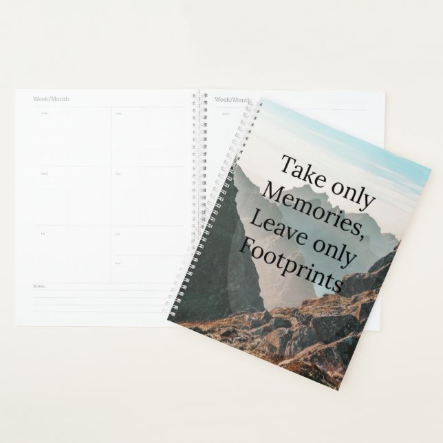 Take Only Memories Planner (Display)