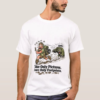 Take only pictures funny hiker T-Shirt