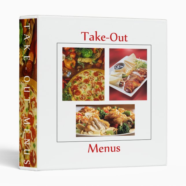 Take-Out Binder (Front/Spine)