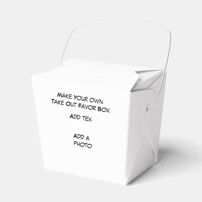 Take Out Favor Box (Front Side)