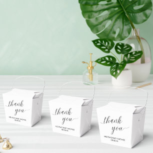 Take Out Favor Box Modern Minimalist Simple