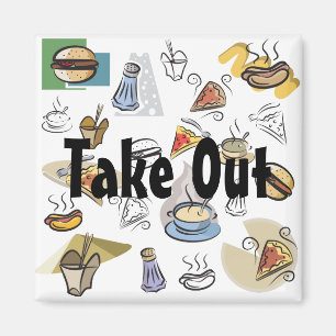 Take Out Night Magnet