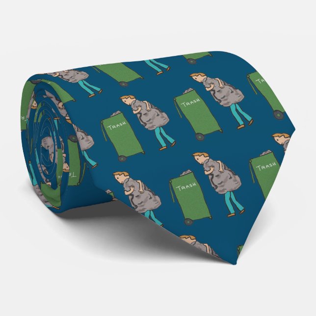 Take Out The Trash Neck Tie (Rolled)