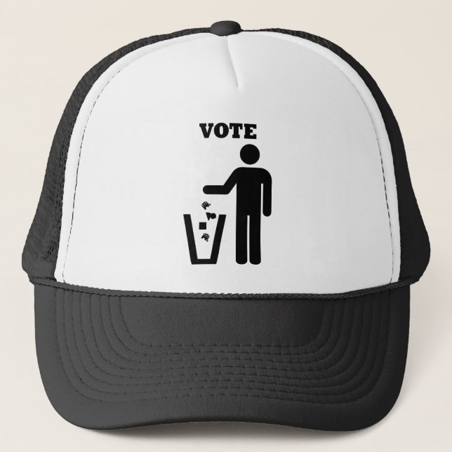 Take out the Trash Vote 2020 Trucker Hat (Front)