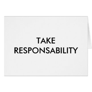 TAKE RESPONSABILITY CARDS