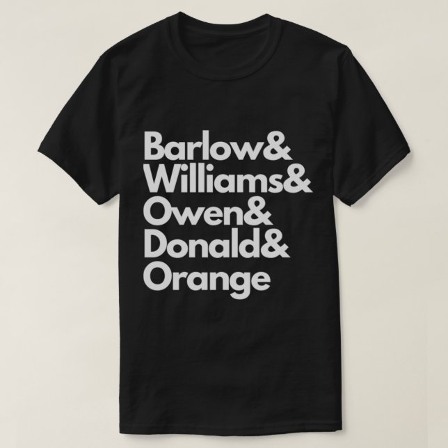 Take That - Surnames Edition     T-Shirt (Design Front)