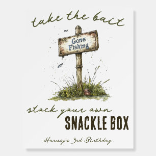 Take the Bait! Pack Your Own Snackle Box Foam Board