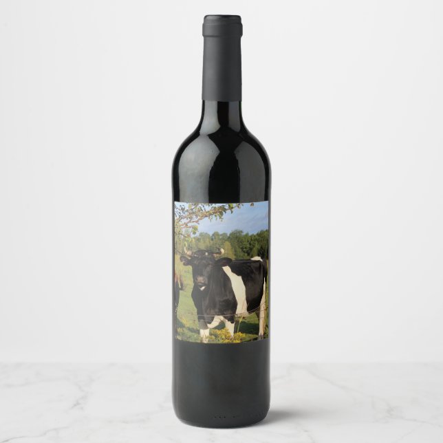 Take the Bull by the Horns Wine Label (Front)