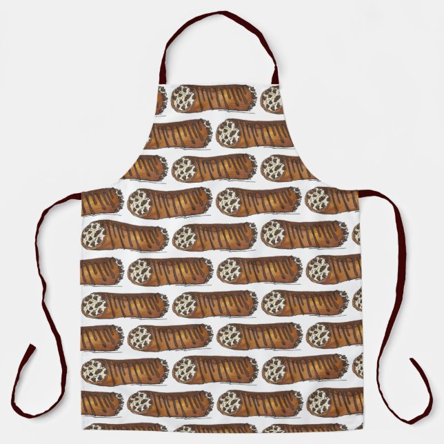 Take the Cannoli Chocolate Chip Italian Pastry Apron (Front)