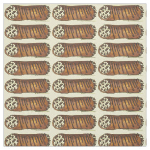 Take the Cannoli Chocolate Chip Italian Pastry Fabric
