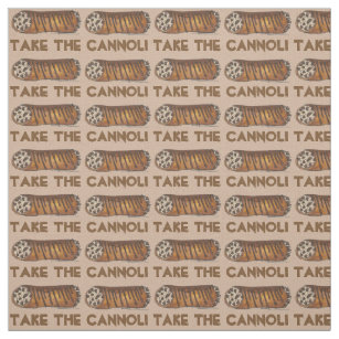 Take the Cannoli Italian Chocolate Chip Fabric