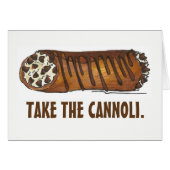 Take the Cannoli Italian Chocolate Chip Foodie (Front Horizontal)