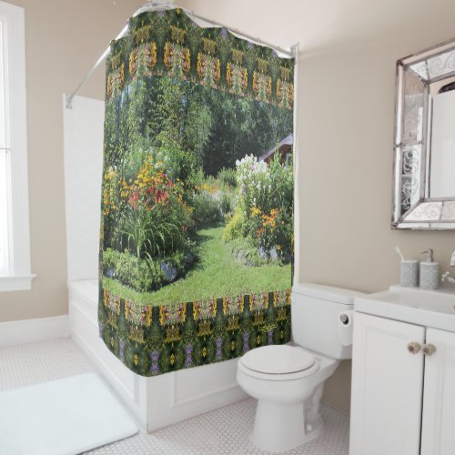 Take The Cottage Garden Path Shower Curtain