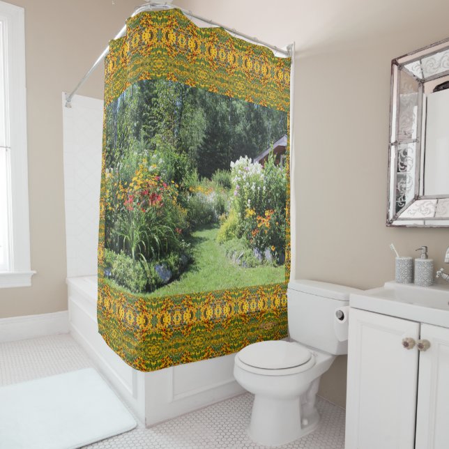 Take The Cottage Garden Path! Shower Curtain (In Situ)