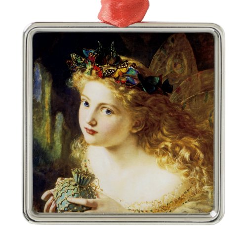 Take The Fair Face of Woman Metal Ornament