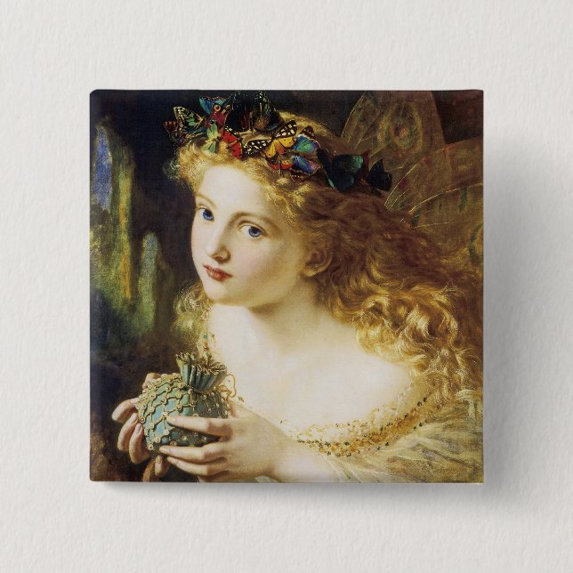 Take The Fair Face of Woman Pinback Button (Front)