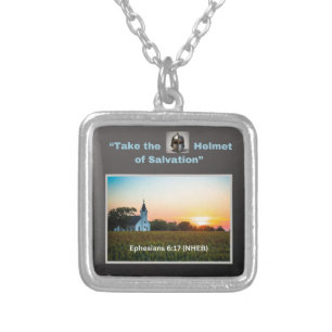 Take the Helmet of Salvation - 18" Necklace