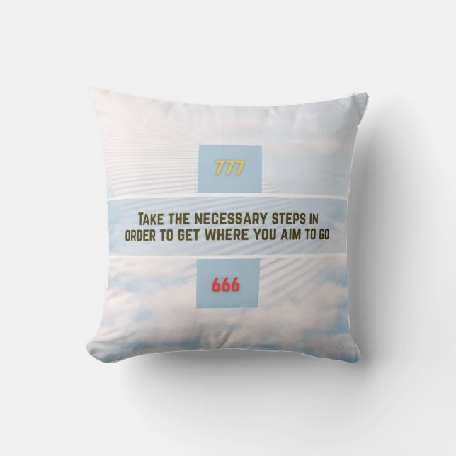 Take the necessary steps - pillow (Front)