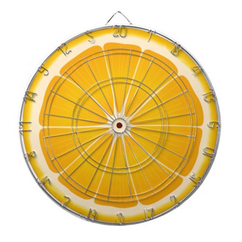 Take the Orange Slice Challenge  Dart Board